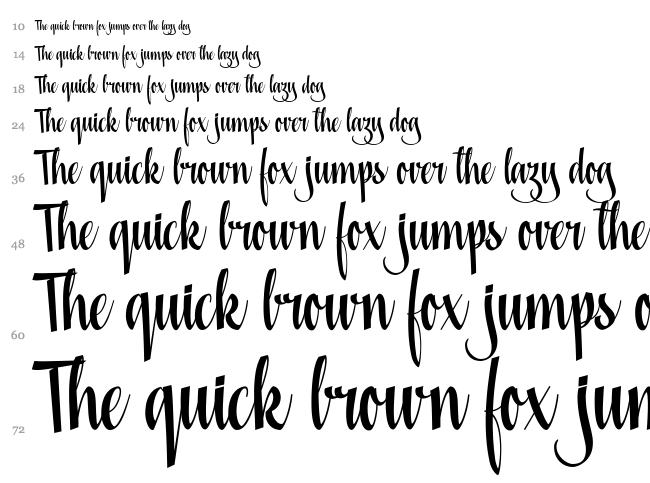 Saturday Nights font waterfall